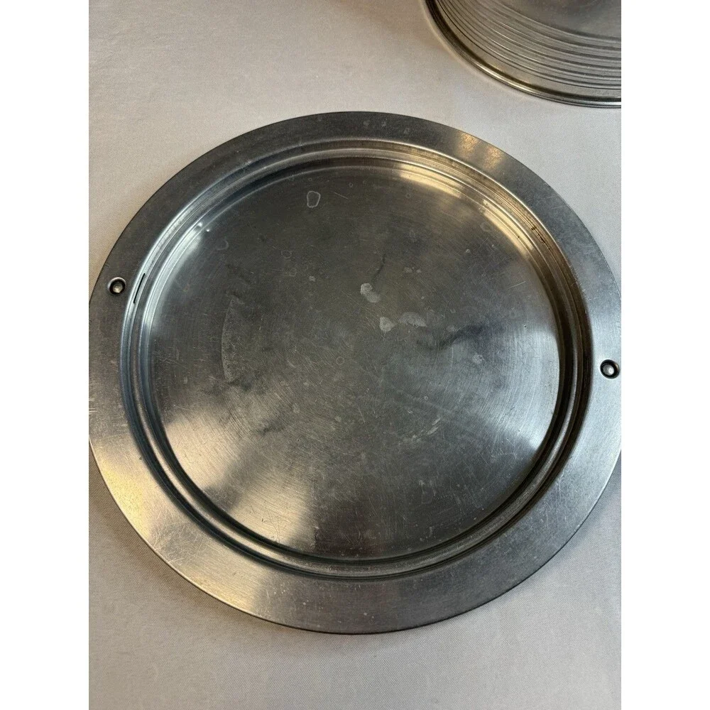 Vintage Regal Ware Aluminum Cake Carrier Saver Locking Cover Dome Platter 14